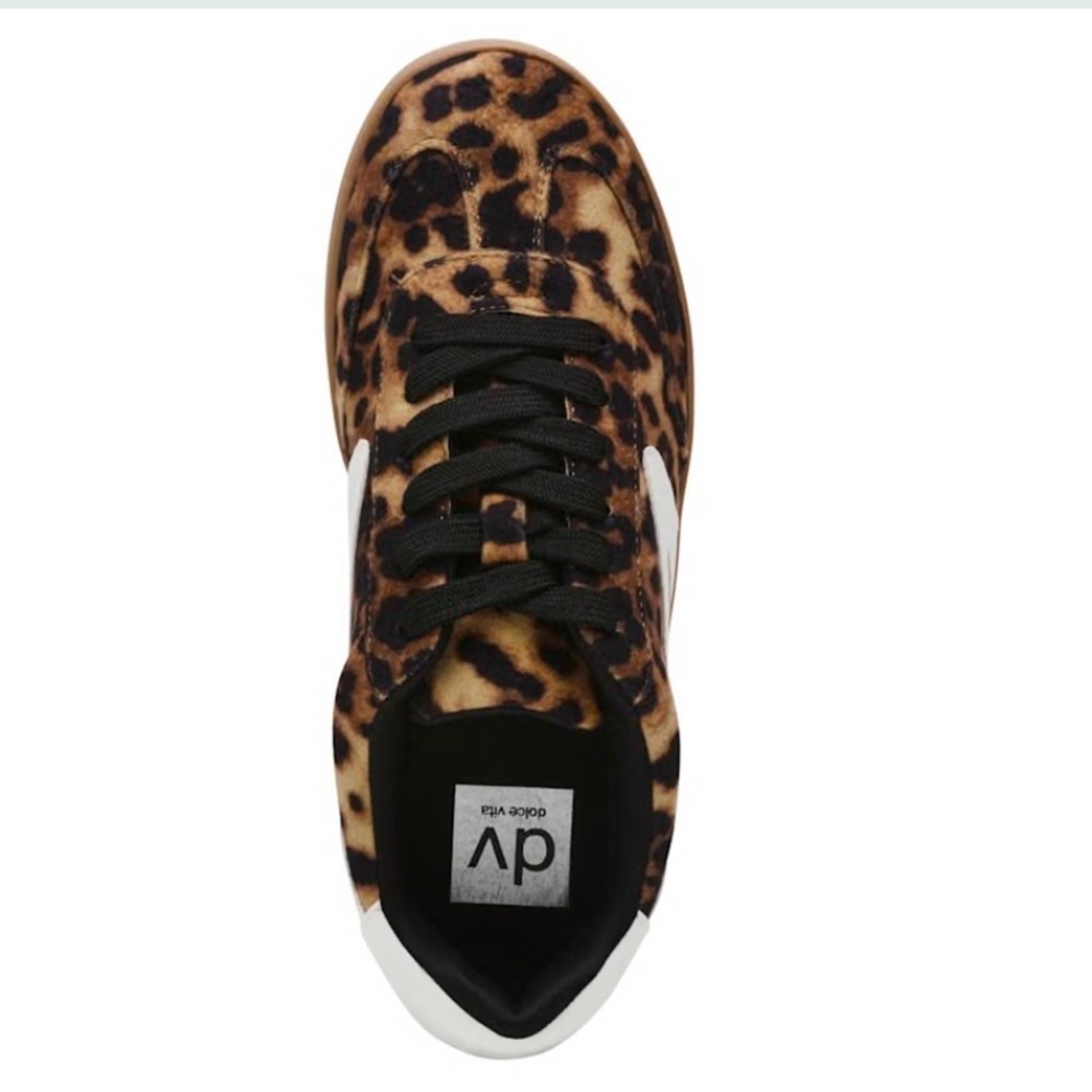 Dolce Vita Women’s Voyage Leopard Print Sneakers NEW Size 8.5 - Picture 3 of 9